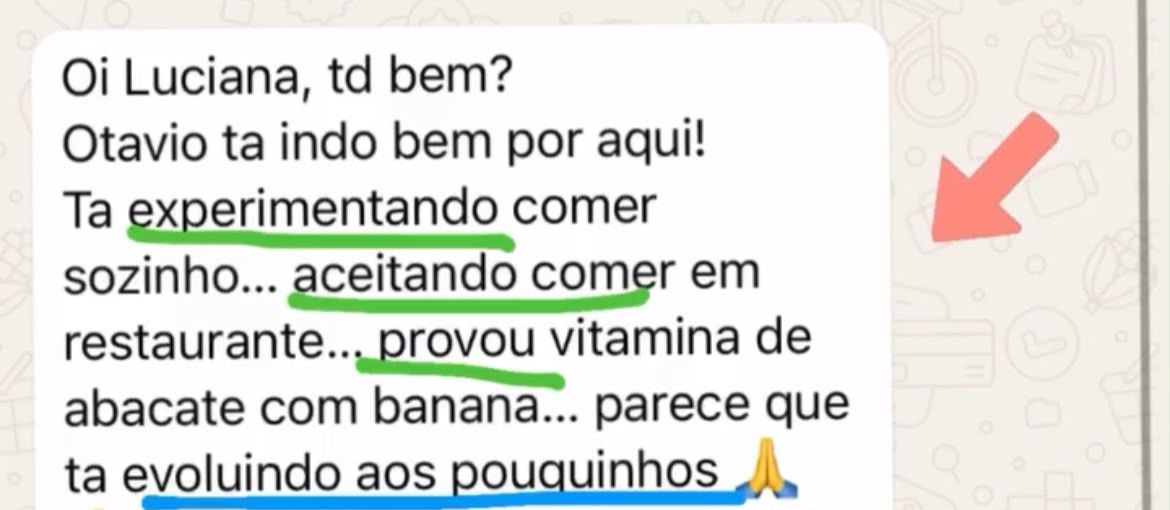 Depoimento: Otávio comendo sozinho e em restaurante
